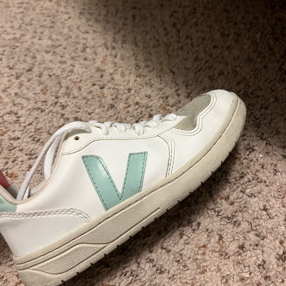 Veja sneakers size 36 white and baby blue